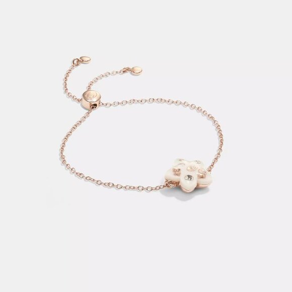 Coach Wildflower Resin Slider Bracelet NWT - Picture 1 of 4